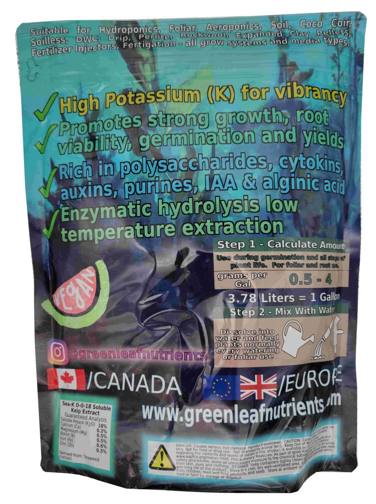 Sea-K Kelp Extract – Greenleaf Nutrients